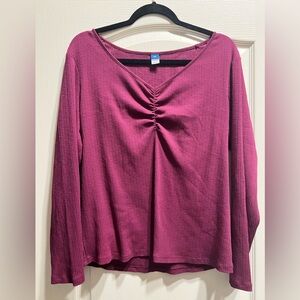 M1074 - Women's Pink Long Sleeve Top